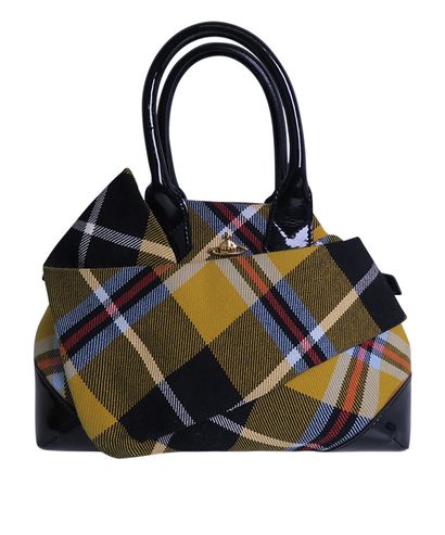 Winter Tartan Tote, front view
